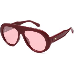 imageSOJOS Trendy Oversized Polarized Aviator Sunglasses Womens Men Retro Vintage 70s Style UV Protection Sun Glasses SJ2390Ancora RedLight Red