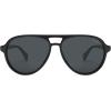 imageSOJOS Ocean Collection Polarized Retro Oversized Aviator Sunglasses Women Men Recycled Plastic EcoFriendly ConstellationBlackGrey