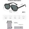 imageSOJOS Retro Aviator Sunglasses Womens Mens Vintage Double Bridge Sun Glasses 70s 80s 90s Shades SJ2399Black