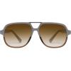 imageSOJOS Retro Aviator Sunglasses Womens Mens Vintage Double Bridge Sun Glasses 70s 80s 90s Shades SJ2399Brown