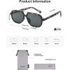 imageSOJOS Retro Aviator Sunglasses Womens Mens Vintage Double Bridge Sun Glasses 70s 80s 90s Shades SJ2399Demi