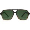 imageSOJOS Retro Aviator Sunglasses Womens Mens Vintage Double Bridge Sun Glasses 70s 80s 90s Shades SJ2399Tortoise