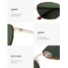 imageSOJOS Retro Oval Polarized Sunglasses for Women Men Vintage 90s Style Womens Mens Sunnies Sun Glasses SJ1245TortoiseDark Green
