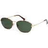 imageSOJOS Retro Oval Polarized Sunglasses for Women Men Vintage 90s Style Womens Mens Sunnies Sun Glasses SJ1245TortoiseDark Green