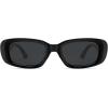imageSOJOS Retro Rectangle Polarized Sunglasses Women Men Trendy Y2k 90s UV Protection Womens Mens Sun Glasses SJ2375BlackGrey