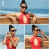 imageSOJOS Retro Square Polarized Sunglasses for Women Men Trendy Large Frame Sun Glasses Designer Inspired Shades SJ2320Black