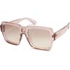imageSOJOS Retro Square Polarized Sunglasses for Women Men Trendy Large Frame Sun Glasses Designer Inspired Shades SJ2320Pink