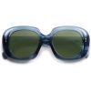 imageSOJOS Sunglasses for Women ampamp Men Round Thick Polarized Lens Trendy Oversized Shades SJ2317BlueGreen
