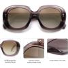 imageSOJOS Sunglasses for Women ampamp Men Round Thick Polarized Lens Trendy Oversized Shades SJ2317GreyBrown