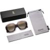 imageSOJOS Sunglasses for Women ampamp Men Round Thick Polarized Lens Trendy Oversized Shades SJ2317GreyBrown