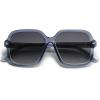imageSOJOS Sunglasses for Women ampamp Men Square Polarized Lens Trendy Oversized Shades SJ2298Grey TransparenGoldGrey