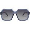 imageSOJOS Sunglasses for Women ampamp Men Square Polarized Lens Trendy Oversized Shades SJ2298Grey TransparenGoldGrey