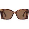 imageSOJOS Sunglasses for Women ampamp Men Square Wide Thick Frame Shades Retro Trendy Fashion UV Protection SJ2349Matt Tortoise gold borwn