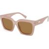 imageSOJOS Trendy Square Polarized Sunglasses for Womens MensRetro Plastic Frame Shades Designer Inspired Sun Glasses SJ2306Beige