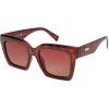 imageSOJOS Trendy Square Polarized Sunglasses for Womens MensRetro Plastic Frame Shades Designer Inspired Sun Glasses SJ2306Red