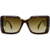 imageSOJOS Retro Oversized Square Sunglasses for Women Trendy Large Luxury Womens Big Shades SJ2350Tortoise