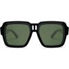 imageSOJOS Retro Square Polarized Sunglasses for Women Men Trendy Large Frame Sun Glasses Designer Inspired Shades SJ2320Black