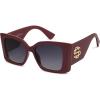 Matt Red gold gradient Grey Lens