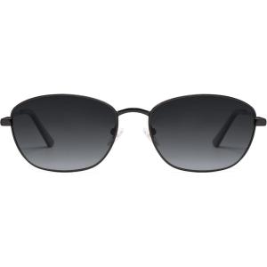 imageSOJOS Retro Oval Polarized Sunglasses for Women Men Vintage 90s Style Womens Mens Sunnies Sun Glasses SJ1245BlackGrey Grading