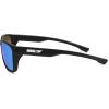 imageSOJOS Polarized Square Sunglasses Men Womens TR90 Lightweight Frame UV Protection ShadesMatte BlackBlue Mirrored
