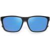 imageSOJOS Polarized Square Sunglasses Men Womens TR90 Lightweight Frame UV Protection ShadesMatte BlackBlue Mirrored