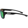 imageSOJOS Polarized Square Sunglasses Men Womens TR90 Lightweight Frame UV Protection ShadesMatte BlackGreen Mirrored