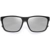 imageSOJOS Polarized Square Sunglasses Men Womens TR90 Lightweight Frame UV Protection ShadesMatte BlackSilver Mirrored