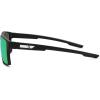imageSOJOS Polarized Sunglasses for Driving Outdoor Sports  Square UV Protection Shades Men WomenMatte BlackGreen Mirrored