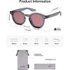 imageSOJOS Retro Polarized Round Sunglasses Womens Mens Vintage Panto Sun Glasses 70s 80s 90s Circle Shades SJ2378Grey