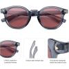 imageSOJOS Retro Polarized Round Sunglasses Womens Mens Vintage Panto Sun Glasses 70s 80s 90s Circle Shades SJ2378Grey