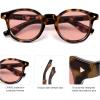 imageSOJOS Retro Polarized Round Sunglasses Womens Mens Vintage Panto Sun Glasses 70s 80s 90s Circle Shades SJ2378Tortoise
