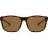 imageSOJOS Polarized Square Sunglasses Men Womens TR90 Lightweight Frame UV Protection ShadesTortoiseBrown