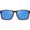 imageSOJOS Polarized Sunglasses for Driving Outdoor Sports  Square UV Protection Shades Men WomenMatte BlackBlue Mirrored