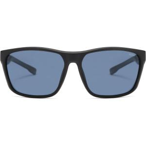 imageSOJOS Polarized Square Sunglasses Men Womens TR90 Lightweight Frame UV Protection ShadesMatte BlackGrey