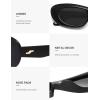imageSOJOS Retro Cat Eye Sunglasses for Women Polarized UV400 Designer Inspired Sun Glasses SJ2617ABlackGrey