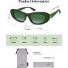 imageSOJOS Retro Cat Eye Sunglasses for Women Polarized UV400 Designer Inspired Sun Glasses SJ2617AGreenGradient Green