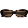 imageSOJOS Retro Cat Eye Sunglasses for Women Polarized UV400 Designer Inspired Sun Glasses SJ2617ATortoiseLight Brown