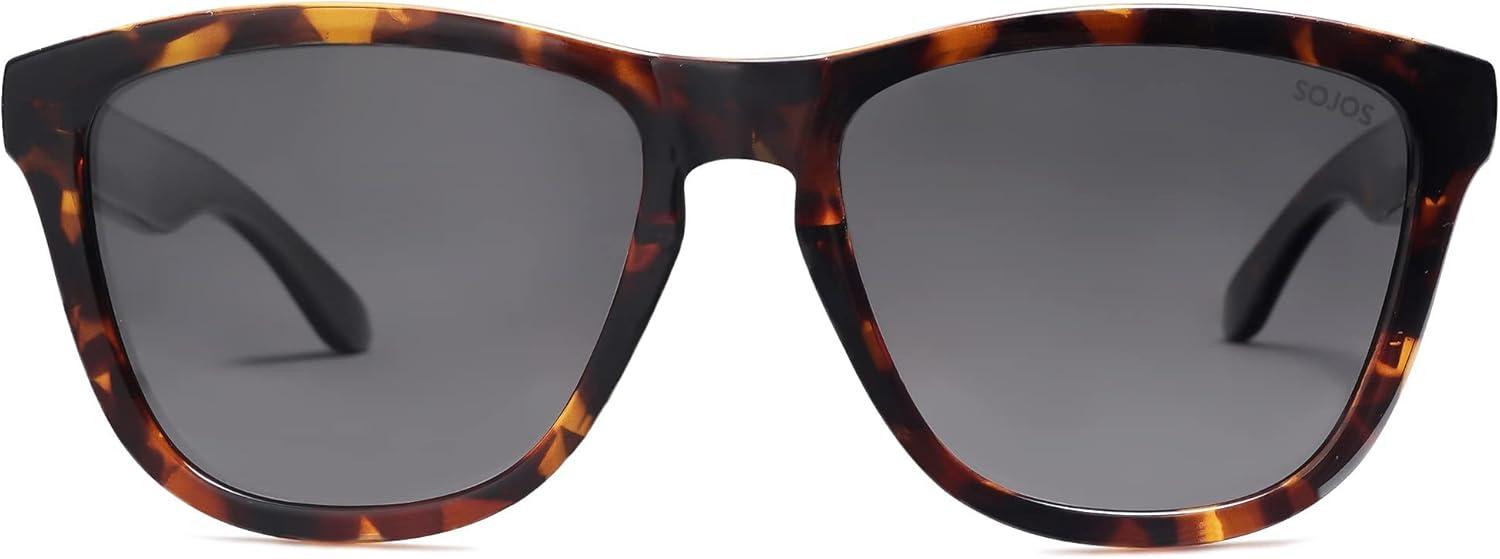 imageSOJOS Polarized Men Women Sunglasses Square Rectangle Fashion Sport Shades SJ2198 Multicoloured