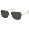 imageSOJOS Classic Retro Rectangle Polarized Sunglasses Womens Mens Vintage UV400 Sunnies SJ1194 GoldGrey
