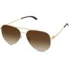 imageSOJOS Retro Aviator Polarized Sunglasses Womens Mens Vintage Shades Classic Metal Sun Glasses UV400 SJ1130A with GoldTaupe Lens