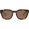 imageSOJOS Retro Round Polarized Sunglasses for Men Women Vintage Classic Thick Womens Square UV400 Shades SJ2321TortoiseCoffee