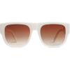 imageSOJOS Trendy Square Polarized Sunglasses Flat Top Sunnies SJ2313
