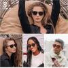 imageSOJOS Vintage Round Polarized Sunglasses for Women Men Retro Small Square UV400 Womens Sun Glasses Shades SJ2188