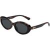 imageSOJOS Trendy Oval Polarized Sunglasses for Women Retro Small Cat Eye Sun Glasses 90s Shades SJ2322Tortoise