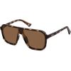 imageSOJOS Polarized Sunglasses for Men Modern Square Sun Glasses TR90 Trendy Shades UV400 Protection SJ2644TortoiseBrown