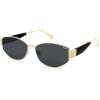 imageSOJOS Polarized Sunglasses for WomenTrendy Hexagonal Sun Glasses Retro Shades UV400 SJ1257GoldGrey