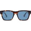 imageSOJOS Trendy Polarized Square Sunglasses for Women MenUV400 Retro Square 70s 80s 90s Shades SJ2622Tortoise
