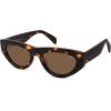 imageSOJOS Trendy Polarized Sunglasses Womens Retro Vintage 90s Cute Cat Eye Sun Glasses SJ2614Tortoise Frame Brown Lens