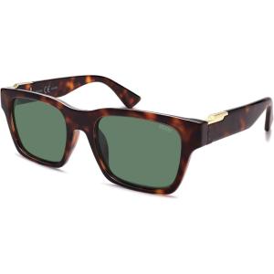 imageSOJOS Trendy Polarized Square Sunglasses for Women MenUV400 Retro Square 70s 80s 90s Shades SJ2622Dark Tortoise