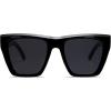 imageSOJOS Fashion Oversized Square Cat Eye Polarized Sunglasses for Women Trendy Cateye Style Womens Sunglasses SJ2179BlackGrey